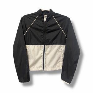 Black and White Windbreaker Jacket